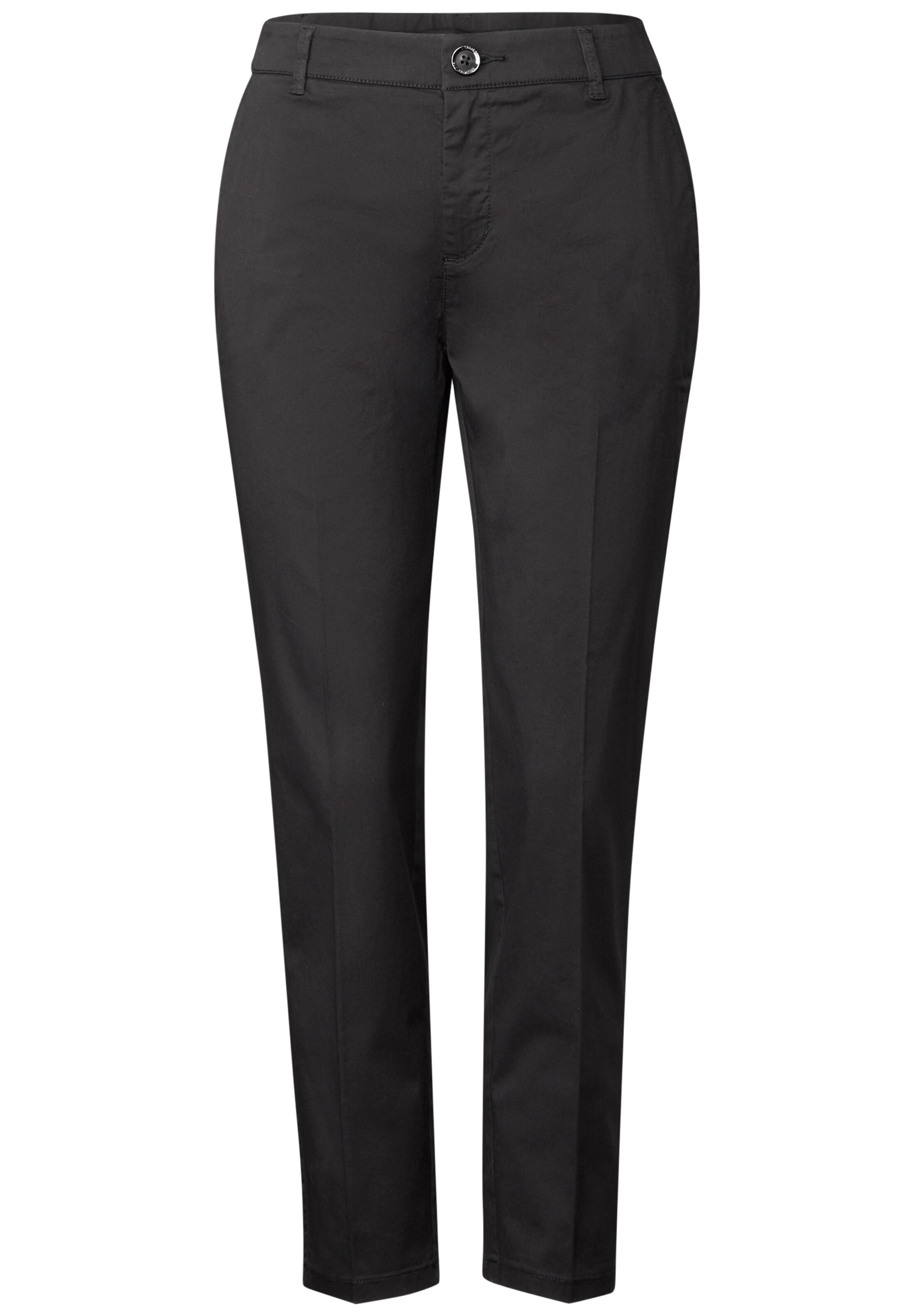 STREET ONE Pleated Pants in Grey: front