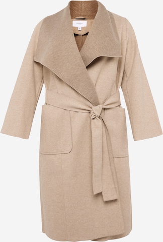EVOKED Between-seasons coat 'JUICE' in Brown: front