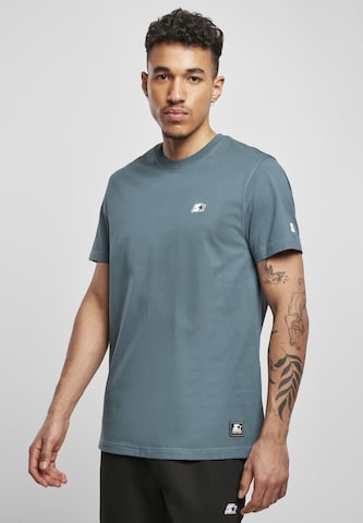 T-Shirt 'Essential' Starter Black Label en bleu : devant