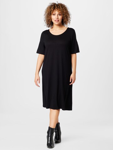 Robe 'BERA' ONLY Curve en noir : devant