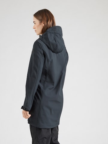 KILLTEC Μπουφάν πεζοπορίας 'KOS 370' σε μαύρο: πίσω