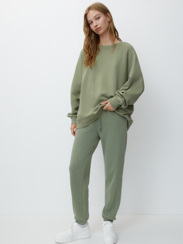 Sweat-shirt Pull&Bear en vert