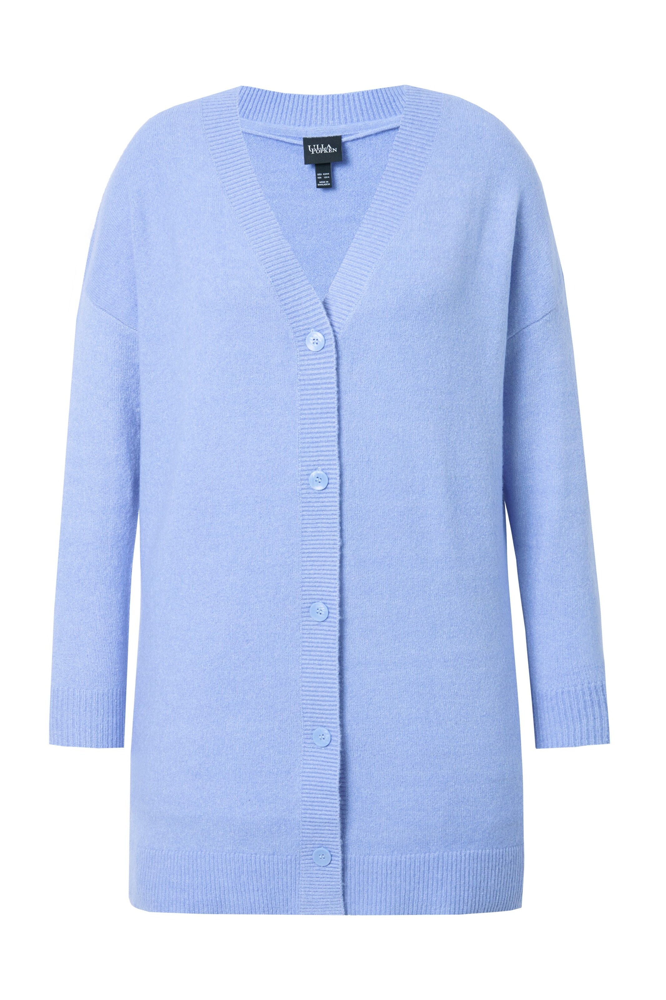 Ulla Popken Kardigán - Modrá: predná strana
