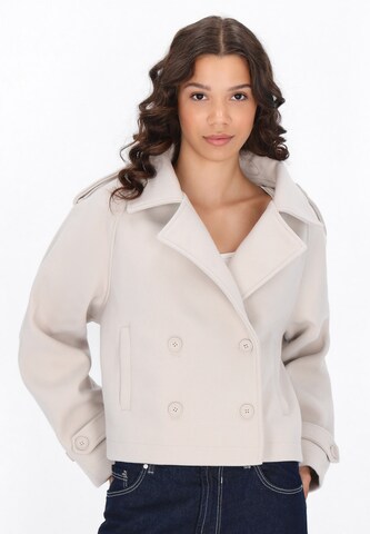 MYMO Between-season jacket 'Young Fashion' in White: front