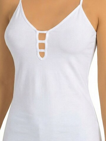 Top 'Tanktops & Camis' di ÖTS in bianco: frontale