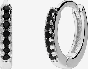 Boucles d'oreilles Lucardi en argent : devant