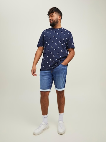 Jack & Jones Plusregular Traperice 'Rick' - plava boja