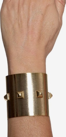 Addicted2 Rannekoru 'Nyx Noir bracciale color oro con le borchie' värissä kulta: etupuoli