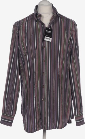 Etro Button Up Shirt in XL in Purple: front