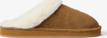 Pantoufle 'KAYLEIGH' Polo Ralph Lauren en beige : devant