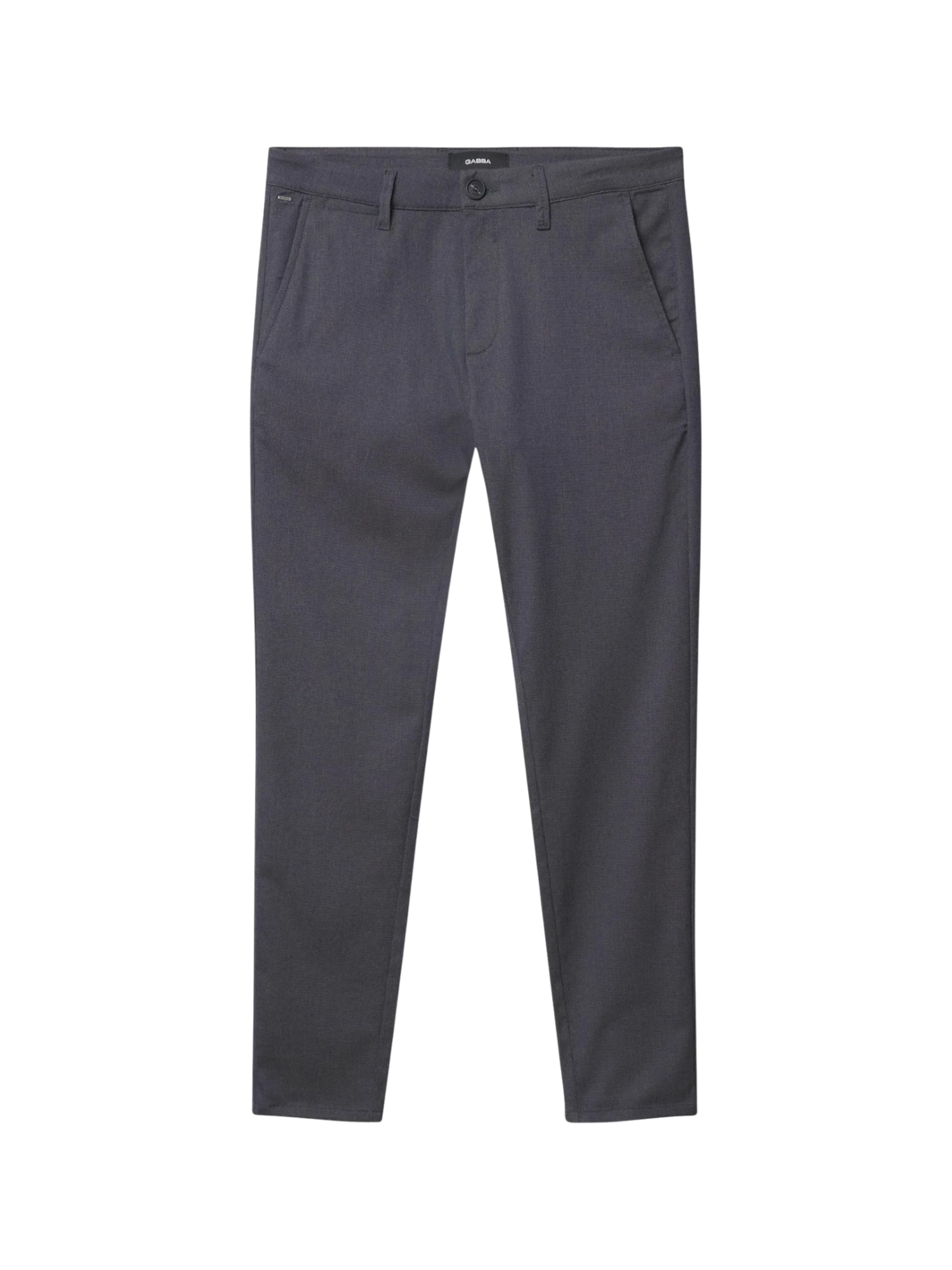 GABBA Slimfit Chino kalhoty 'Paul' – modrá: přední strana