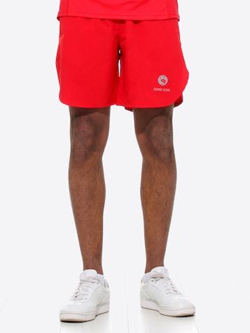 Regular Pantalon de sport Stark Soul en rouge : devant