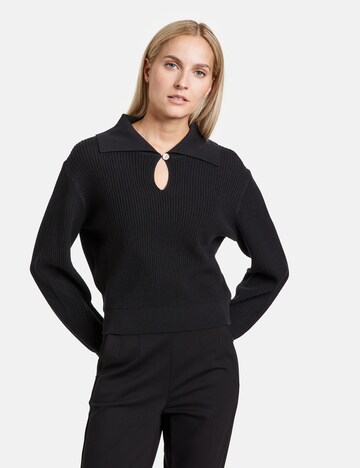 Pull-over TAIFUN en noir : devant