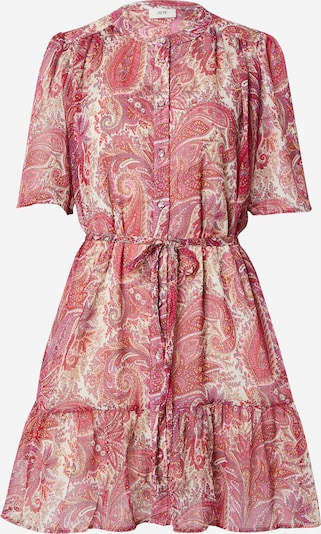 JDY Robe-chemise 'JENIFY' en beige clair / abricot / rose / rouge, Vue avec produit