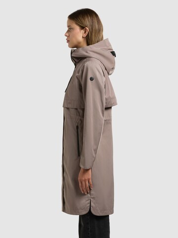 khujo - Abrigo de entretiempo ' Manao 2' en marrón