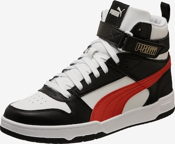 PUMA High-Top Sneakers 'Rebound Game' in Black: front