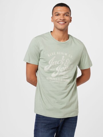 JACK & JONES Póló - zöld: elől