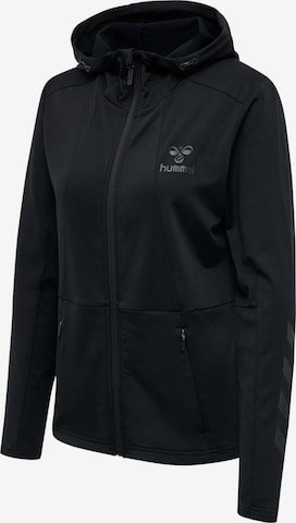 Hummel Athletic Zip-Up Hoodie in Black