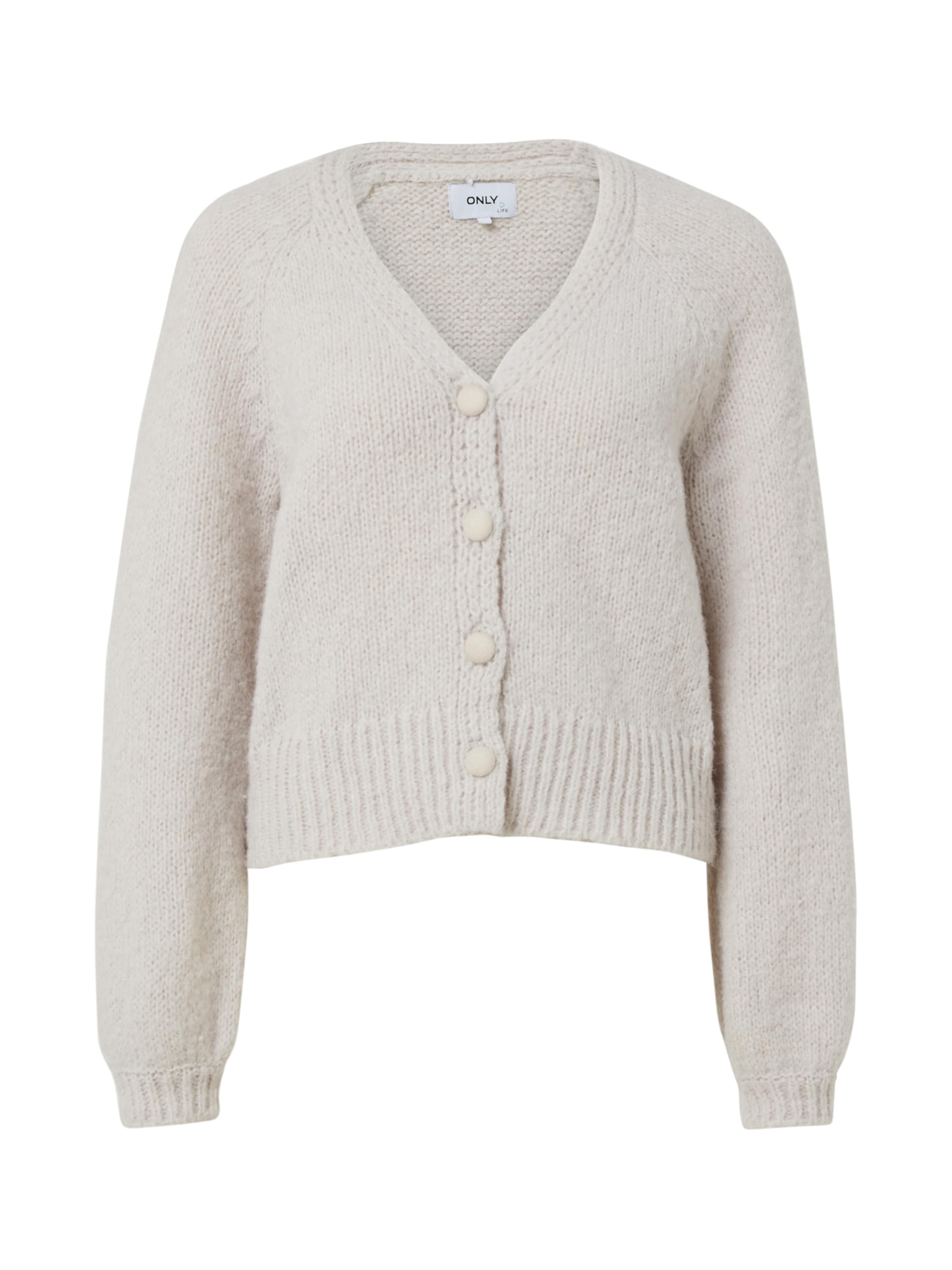 Geacă tricotată 'ONLALYSSA' de la ONLY pe bej: față