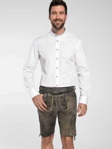 SPIETH & WENSKY Regular Trachtenhose in Braun: Vorderseite