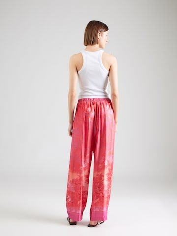 miss goodlife Широкий Брюки со складками в Ярко-розовый
