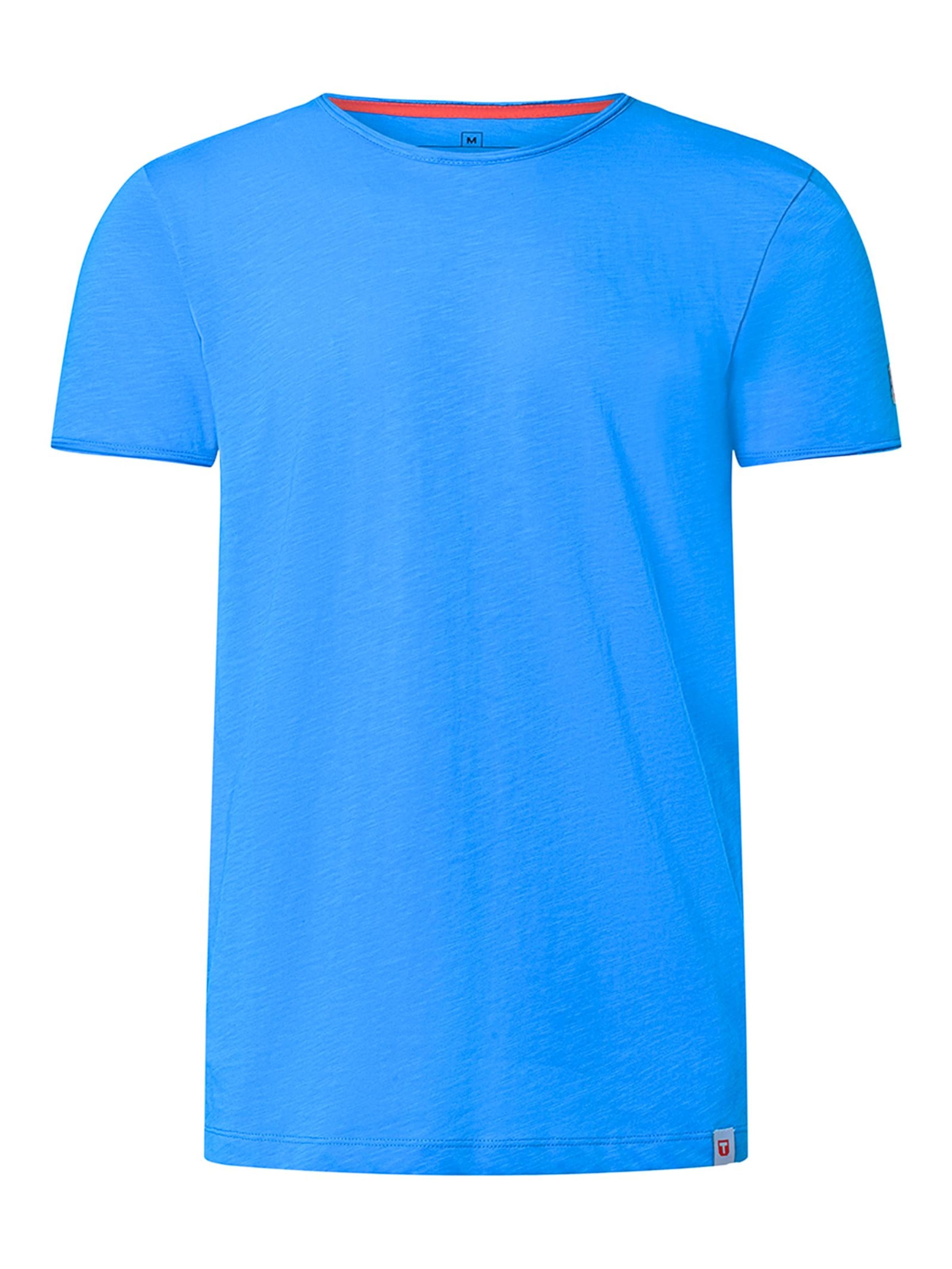 TIMEZONE Shirt 'Ripped' in Blue: front