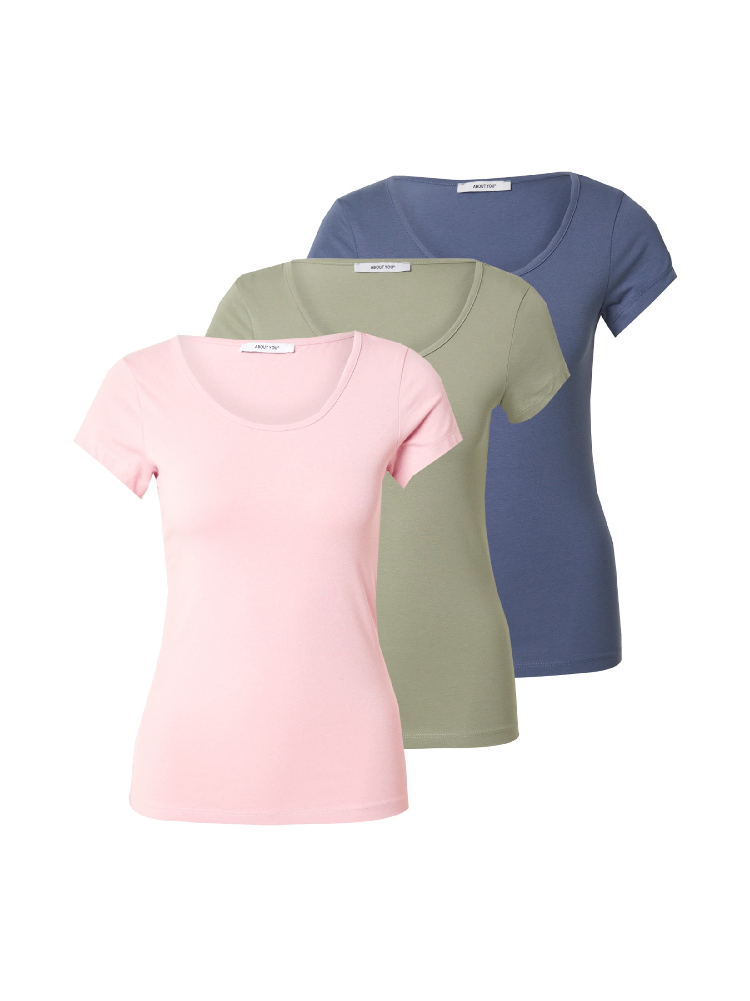 ABOUT YOU Tričko 'Madlin' – modrá: přední strana