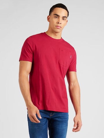 T-Shirt TOMMY HILFIGER en rouge : devant