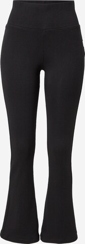 Urban Classics Bootcut Leggings in Schwarz: predná strana