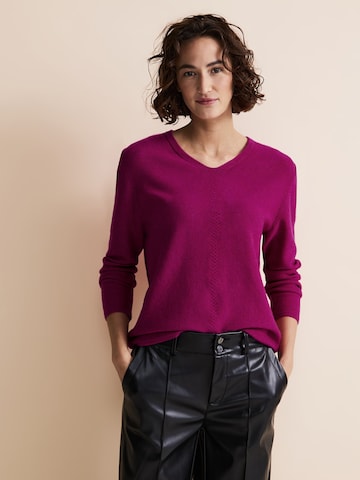 STREET ONE Sweater in Purple: front