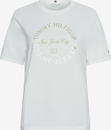 TOMMY HILFIGER Majica | bela barva: sprednja stran