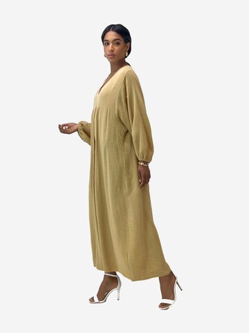 Elara Kleid in Beige