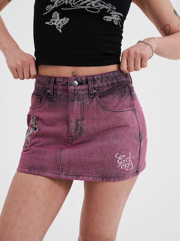 Jupe Ed Hardy en violet