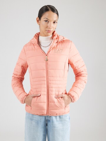 EA7 Emporio Armani - Chaqueta de entretiempo en naranja: frente