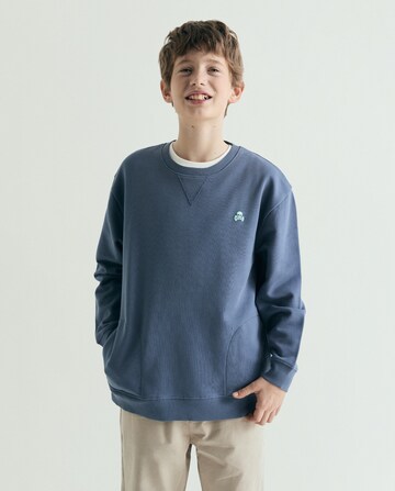 Scalpers Sweatshirt 'Ocean Sw' in Blau: Vorderseite