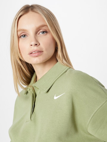 Bluză de molton de la Nike Sportswear pe verde