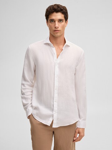STRELLSON Regular fit Button Up Shirt 'Ceasar' in White: front