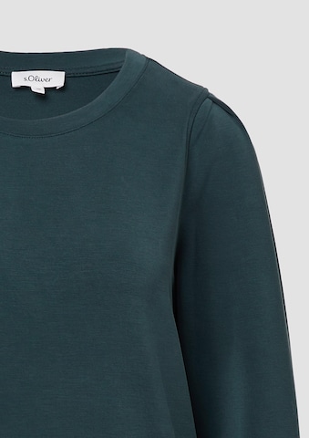 s.Oliver Sweatshirt in Grün