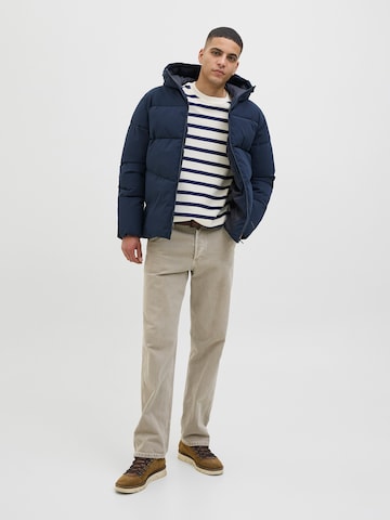 JACK & JONES Зимняя куртка 'JJGlobal' в Синий