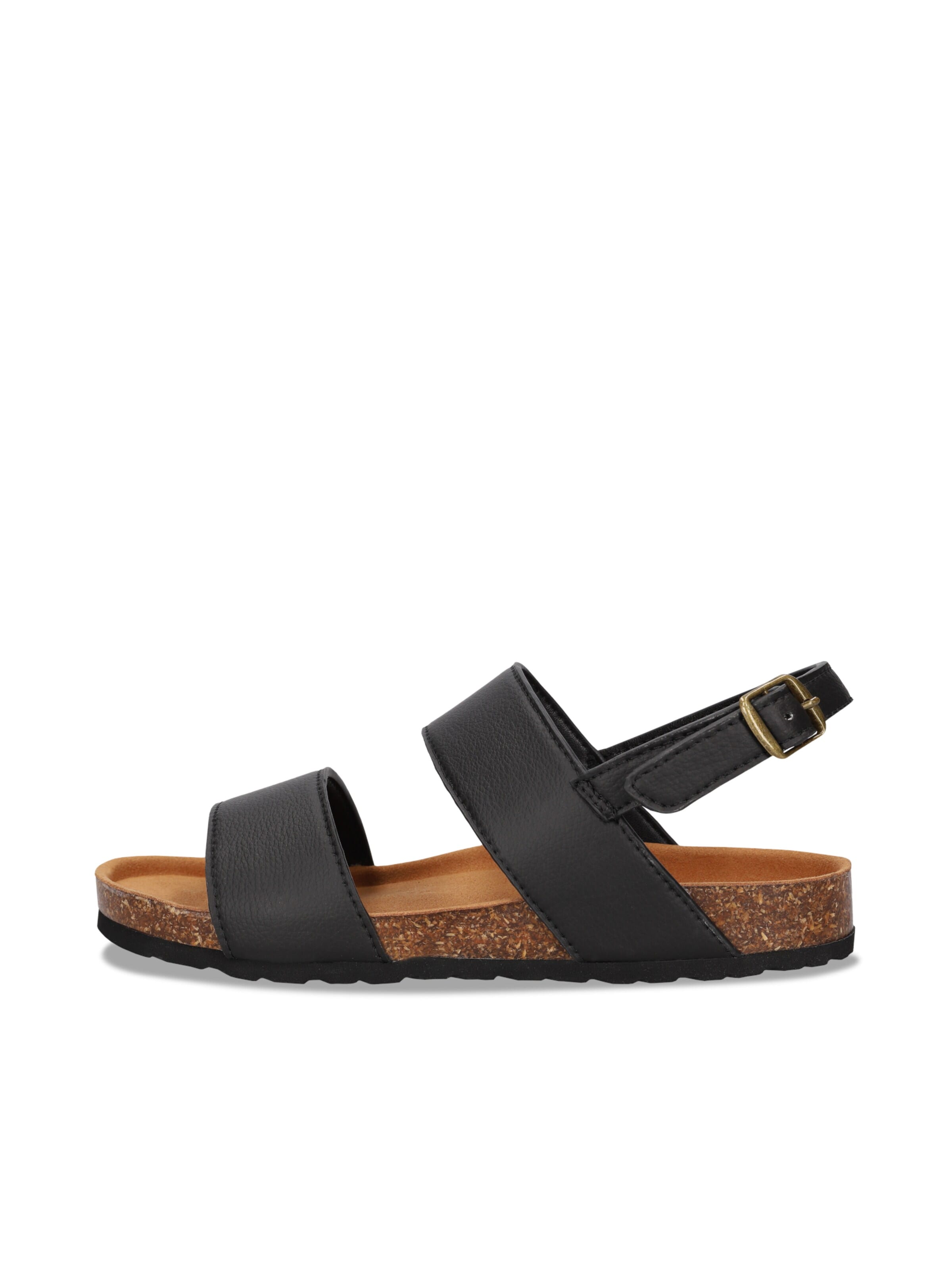 nae Vegan Shoes Sandalen 'Mak' in Zwart: voorkant