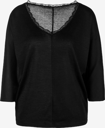 LASCANA Shirt in Schwarz: predná strana