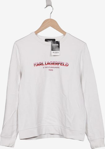 Karl Lagerfeld Sweater M in Weiß: Vorderseite
