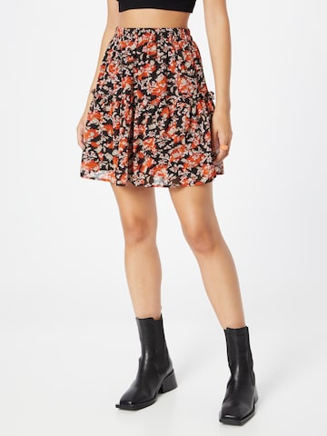 Colourful Rebel Skirt 'Hannah' in Orange: front