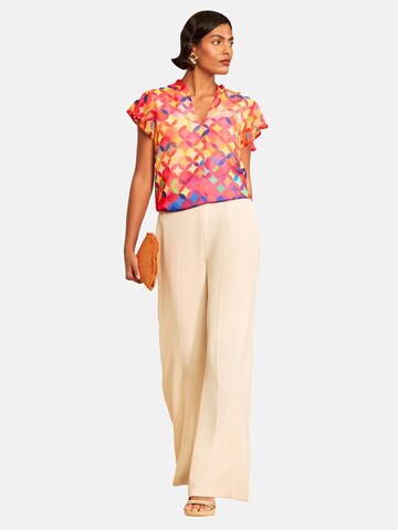 love & roses Blouse in Gemengde kleuren: voorkant