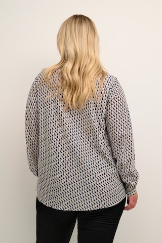 KAFFE CURVE Bluse in Mischfarben