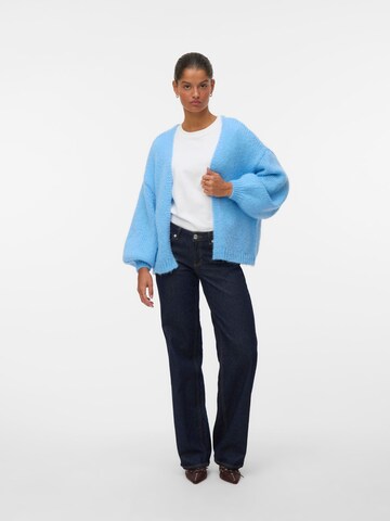 VERO MODA Knit cardigan 'VMMaybe' in Blue: front