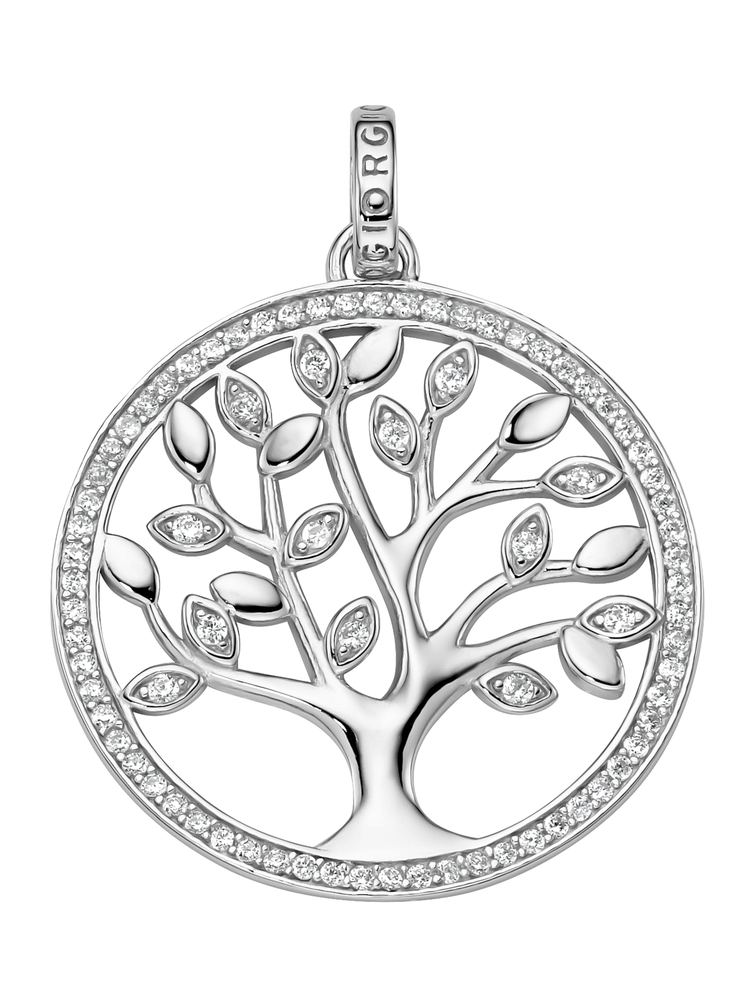 Giorgio Martello Milano Pendant in Silver: front