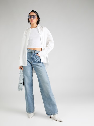 Wide leg Jeans di Superdry in blu