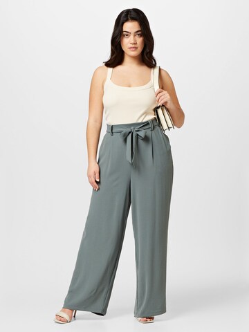 ABOUT YOU Curvy Wide leg Broek 'Liane' in Groen