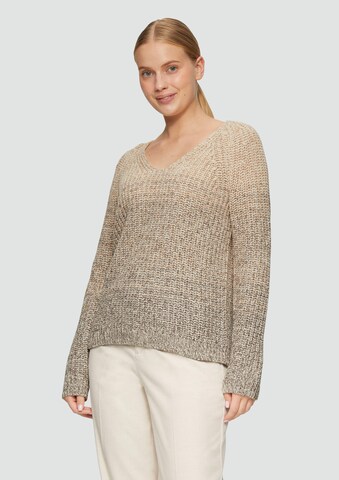 s.Oliver Trui in Beige: voorkant
